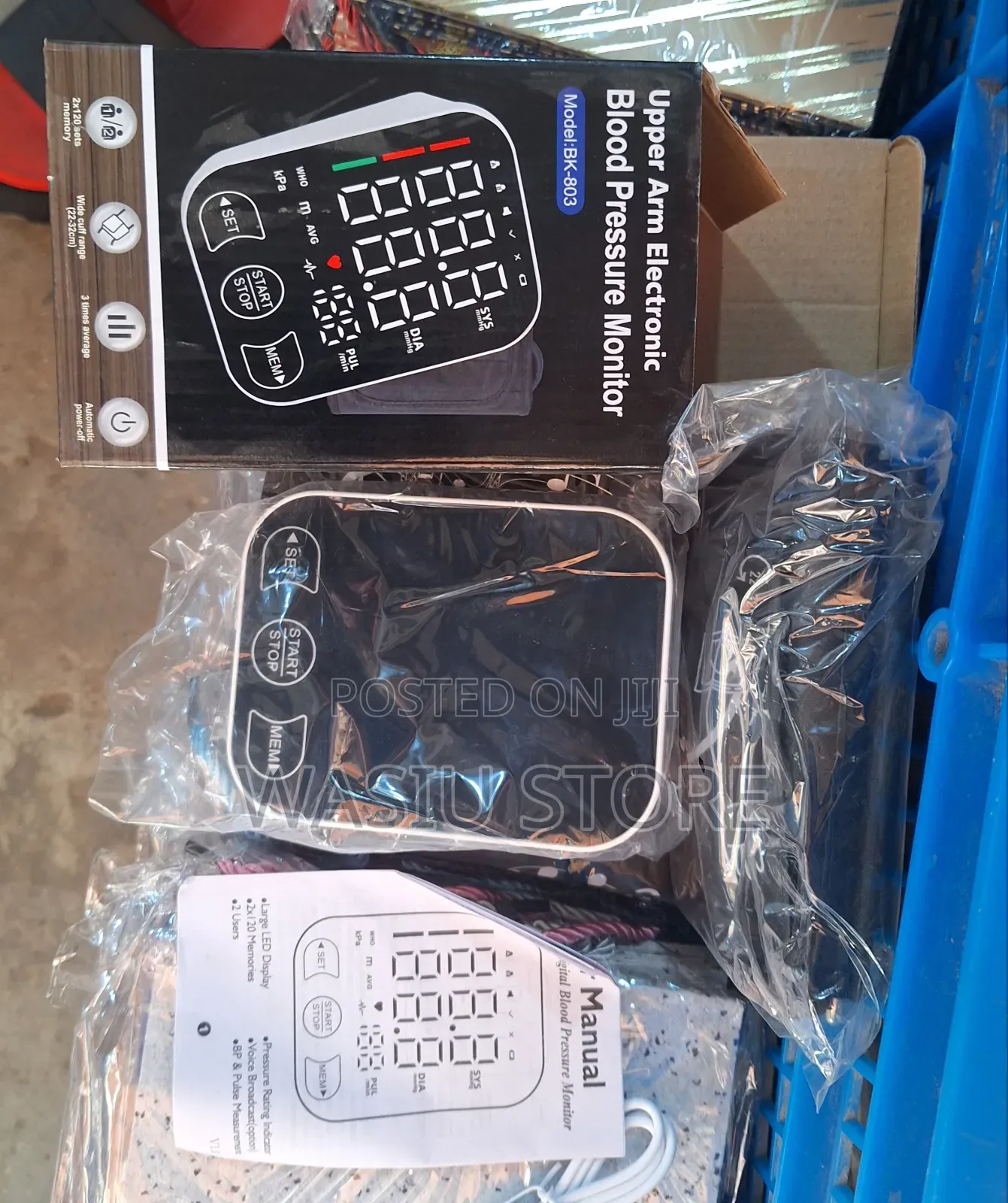 Upper Arm Electronic Blood Pressure Monitor Bk-803