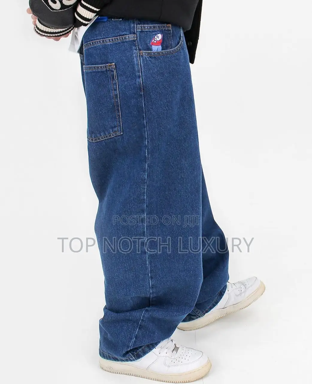 High Quality Denim Baggy Jeans Men Women Jeans