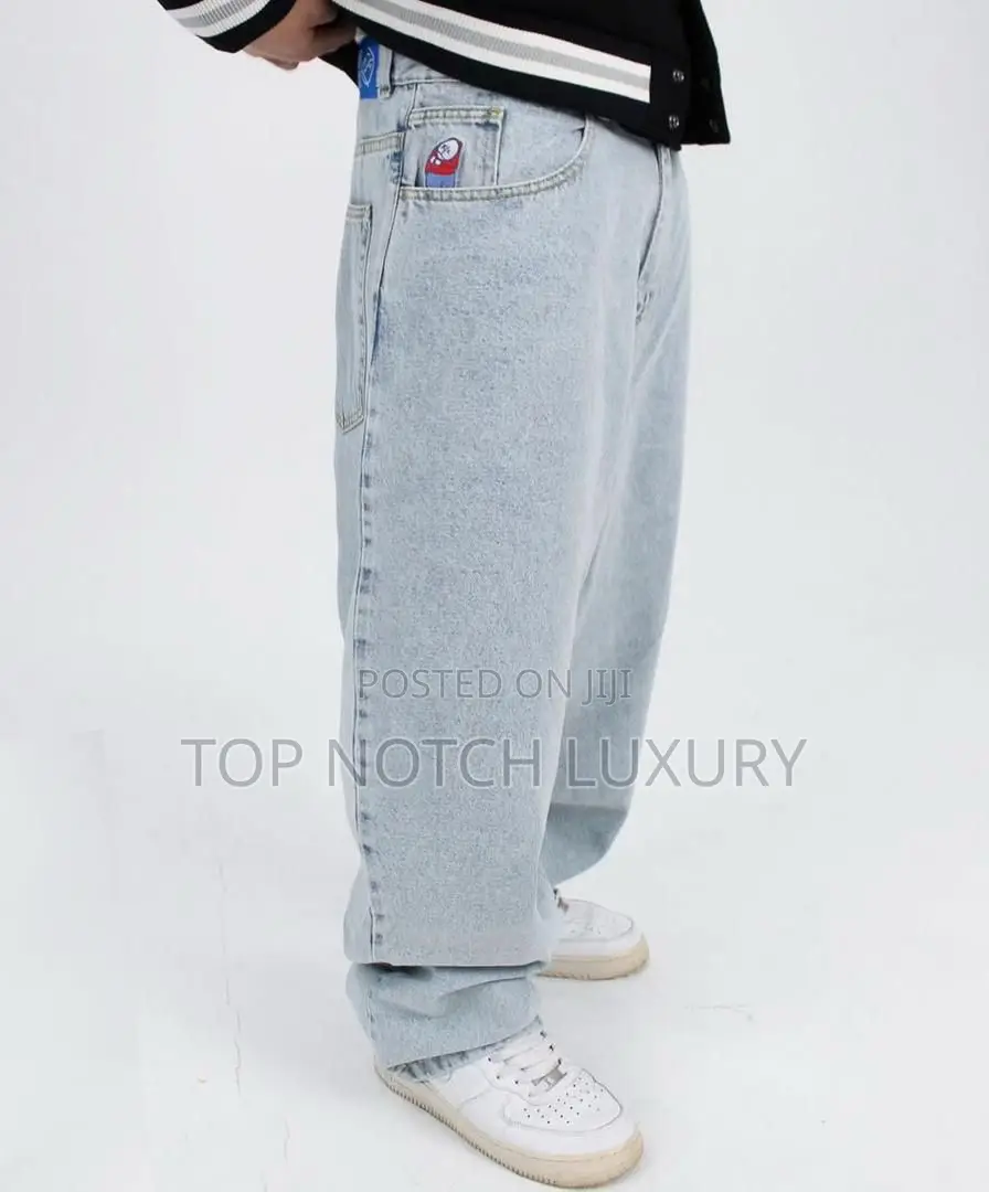 High Quality Denim Baggy Jeans Men Women Jeans
