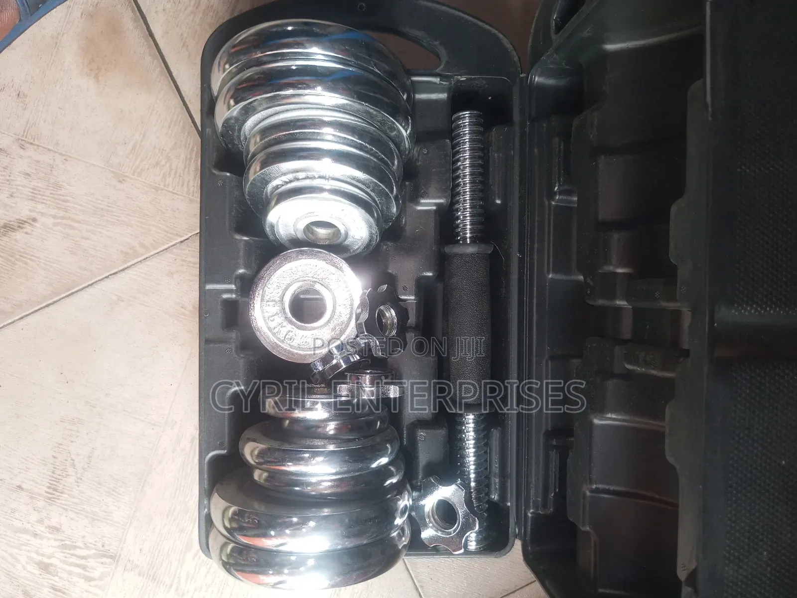 20 Kg Chrome Dumbbells