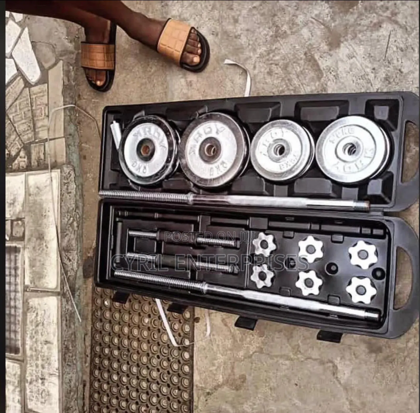 Quality 50 Kg Chrome Dumbbells