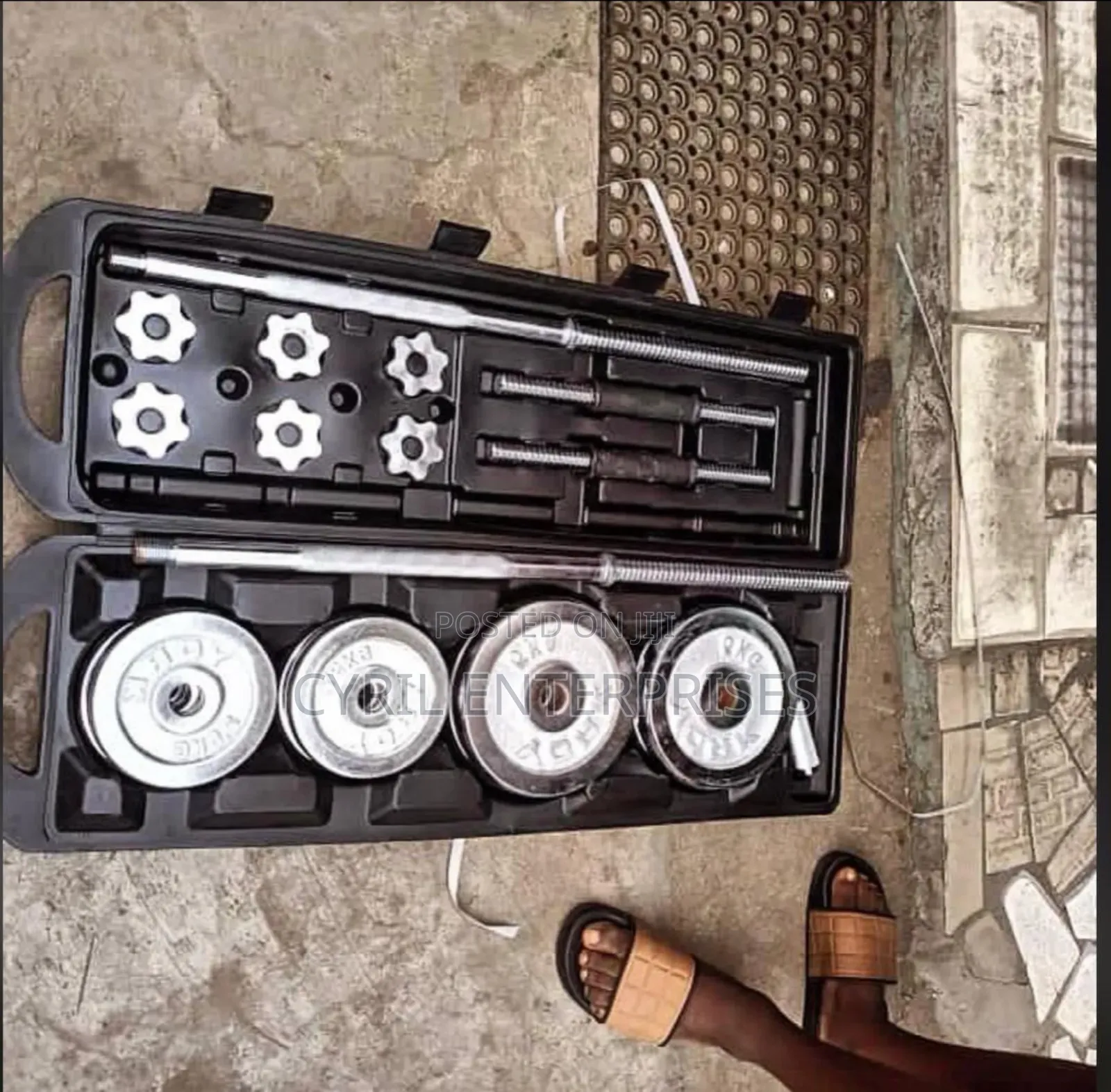 Quality 50 Kg Chrome Dumbbells