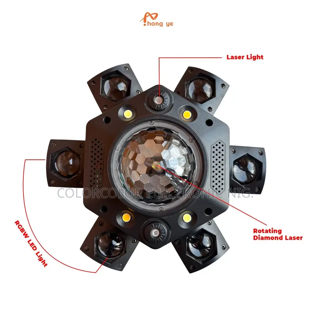 S-350 (Bee Eye Six Arms) Small Laser Club Stage Lights
