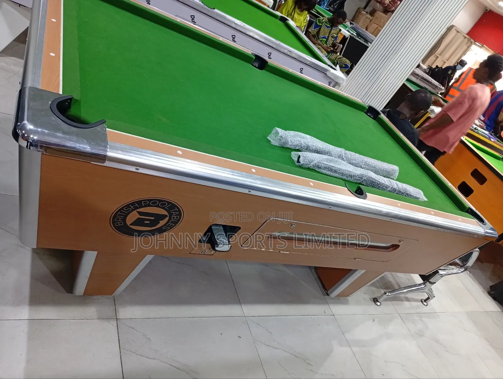 British Marble Coin Operated Snooker Board