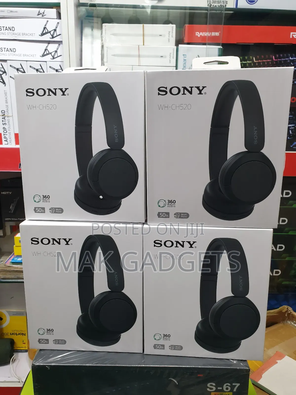 Sony Wh-Ch520 Wireless Bluetooth on-Ear Headset