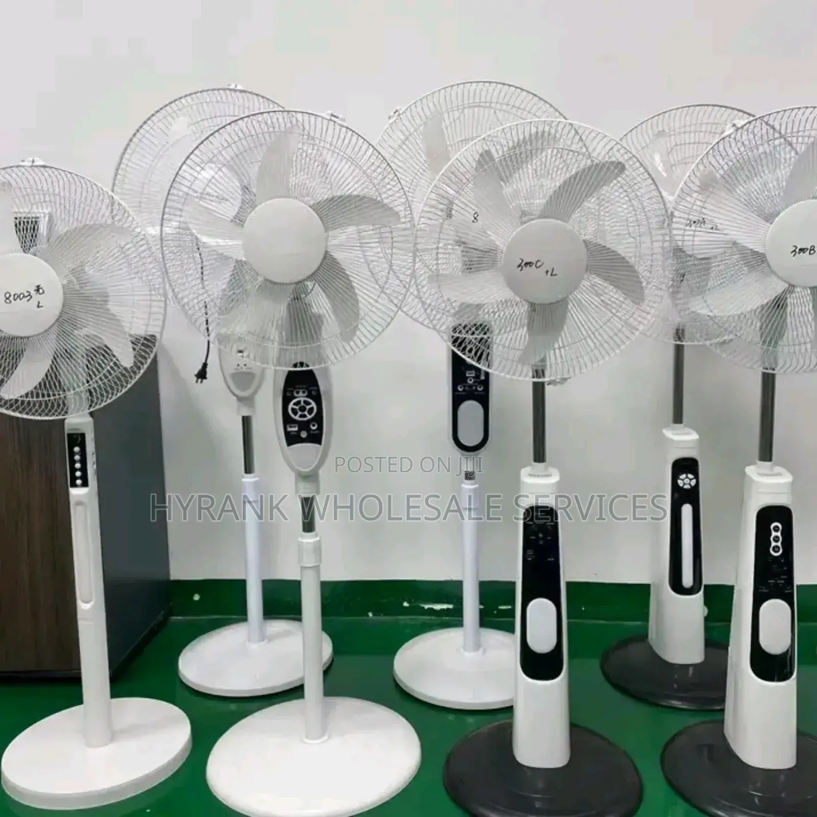 Rechargeable and Solar Standing Fan