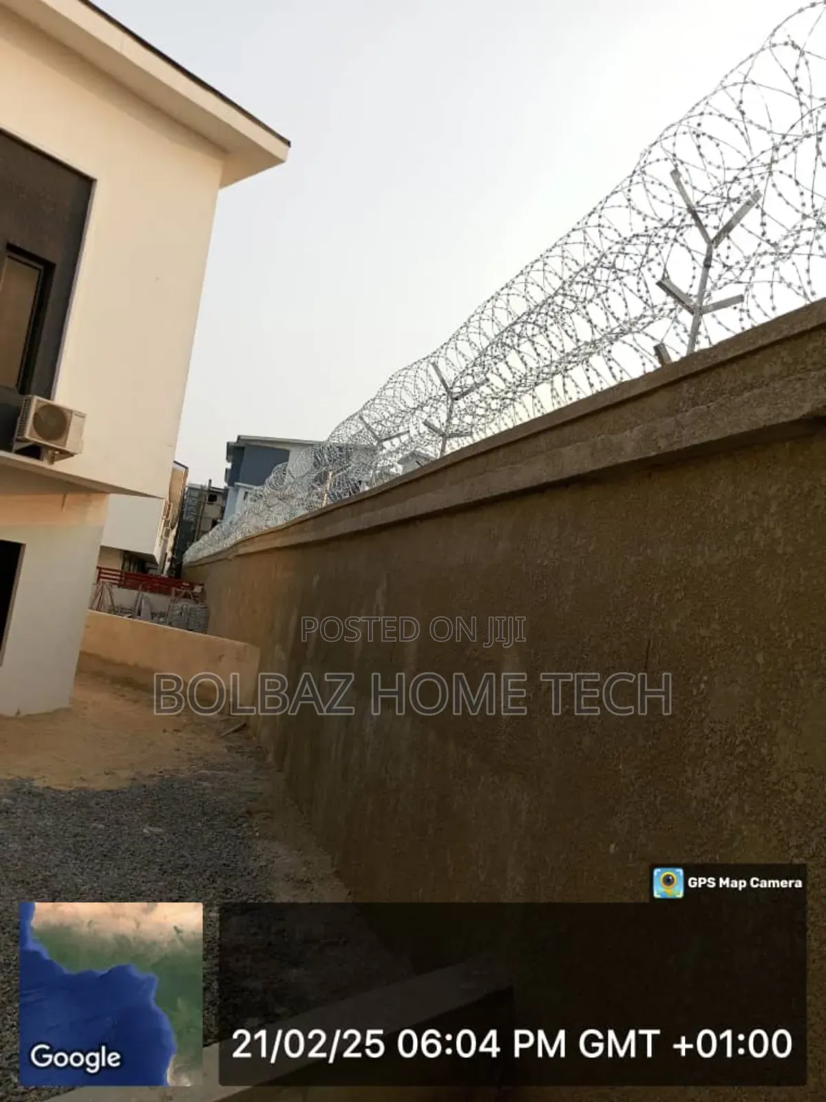 Galvanized Razor Wire; For Security Fence-Wire