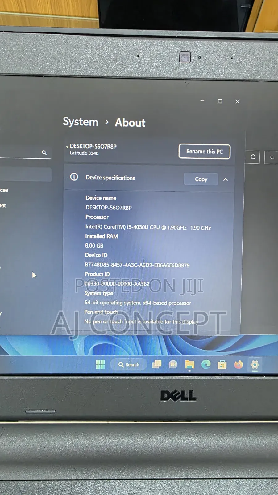 Laptop Dell Latitude 13 3340 8GB Intel Core i3 HDD 500GB