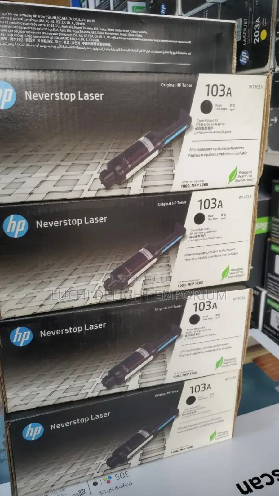 Hp 103a Black Original Neverstop Laser Toner