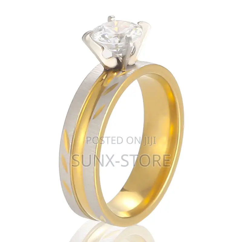 Gold Mixed With Silver Engagement Rings