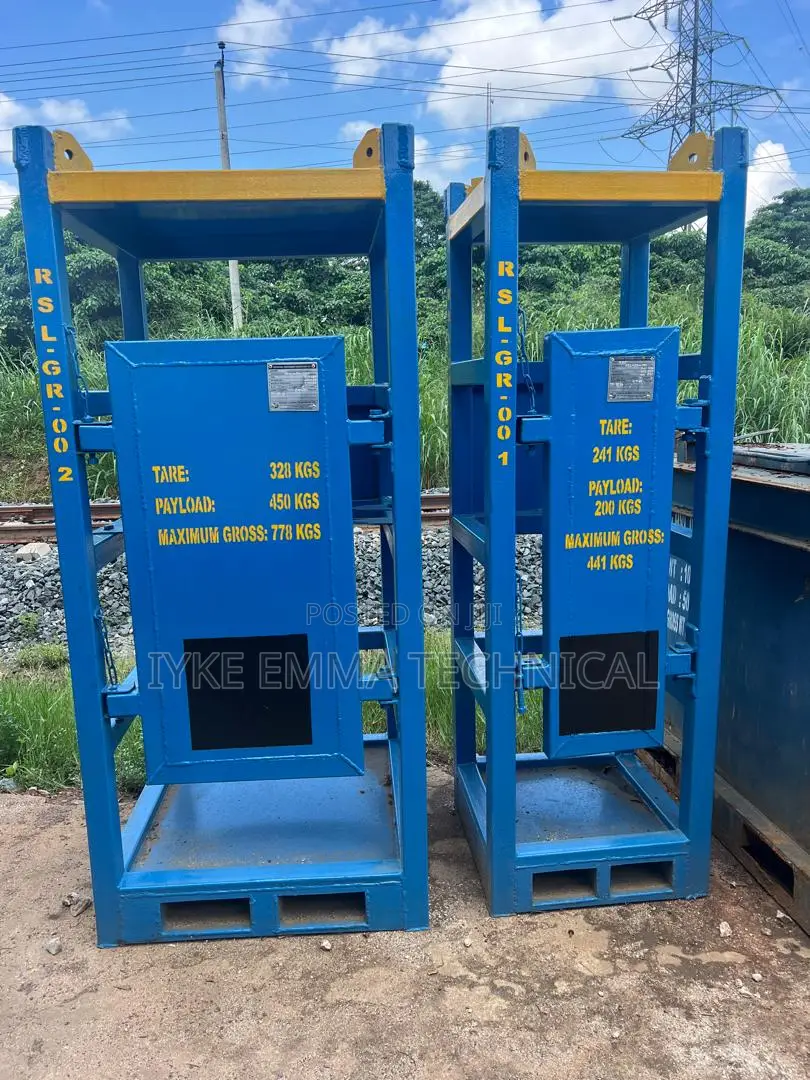Oxygen and Acetylene / Argon Gas Cylinder Rack