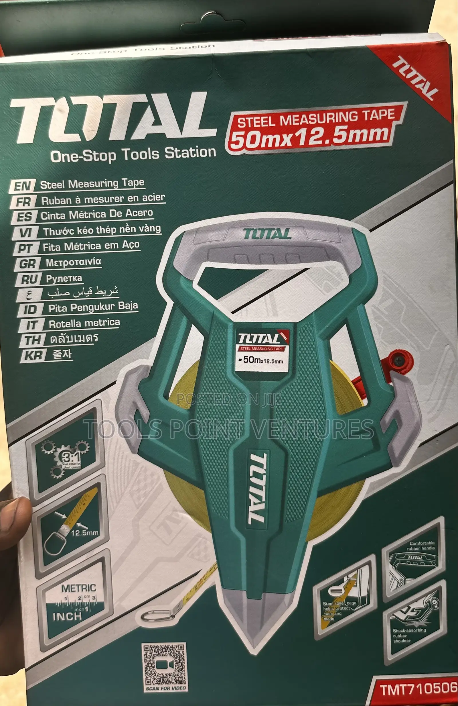 Total Steel Measuring Tape 50m