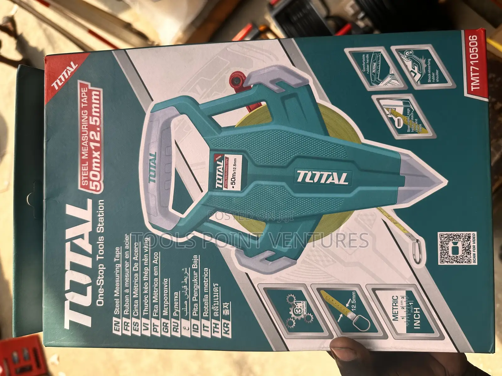 Total Steel Measuring Tape 50m