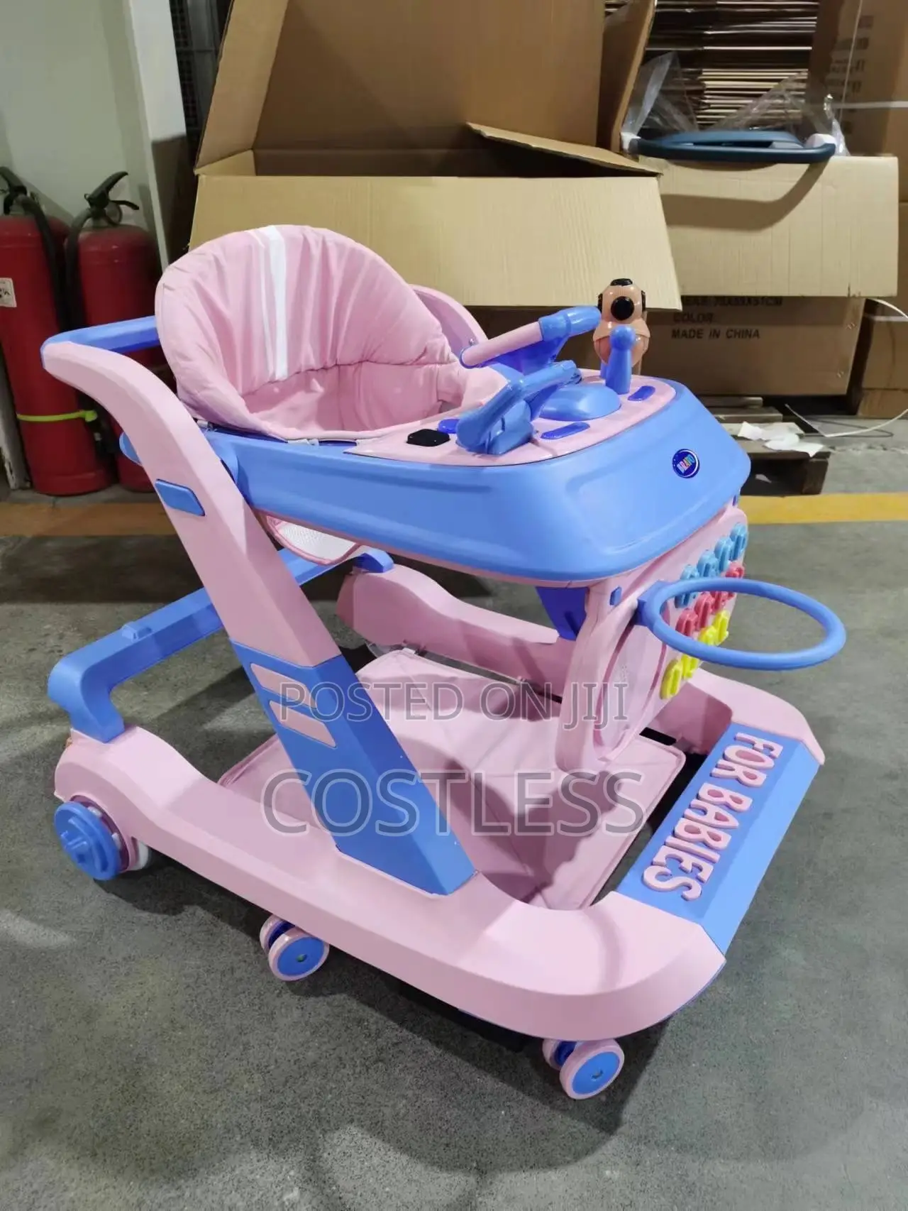 Unique Baby Walker With Music Toys and Pusher