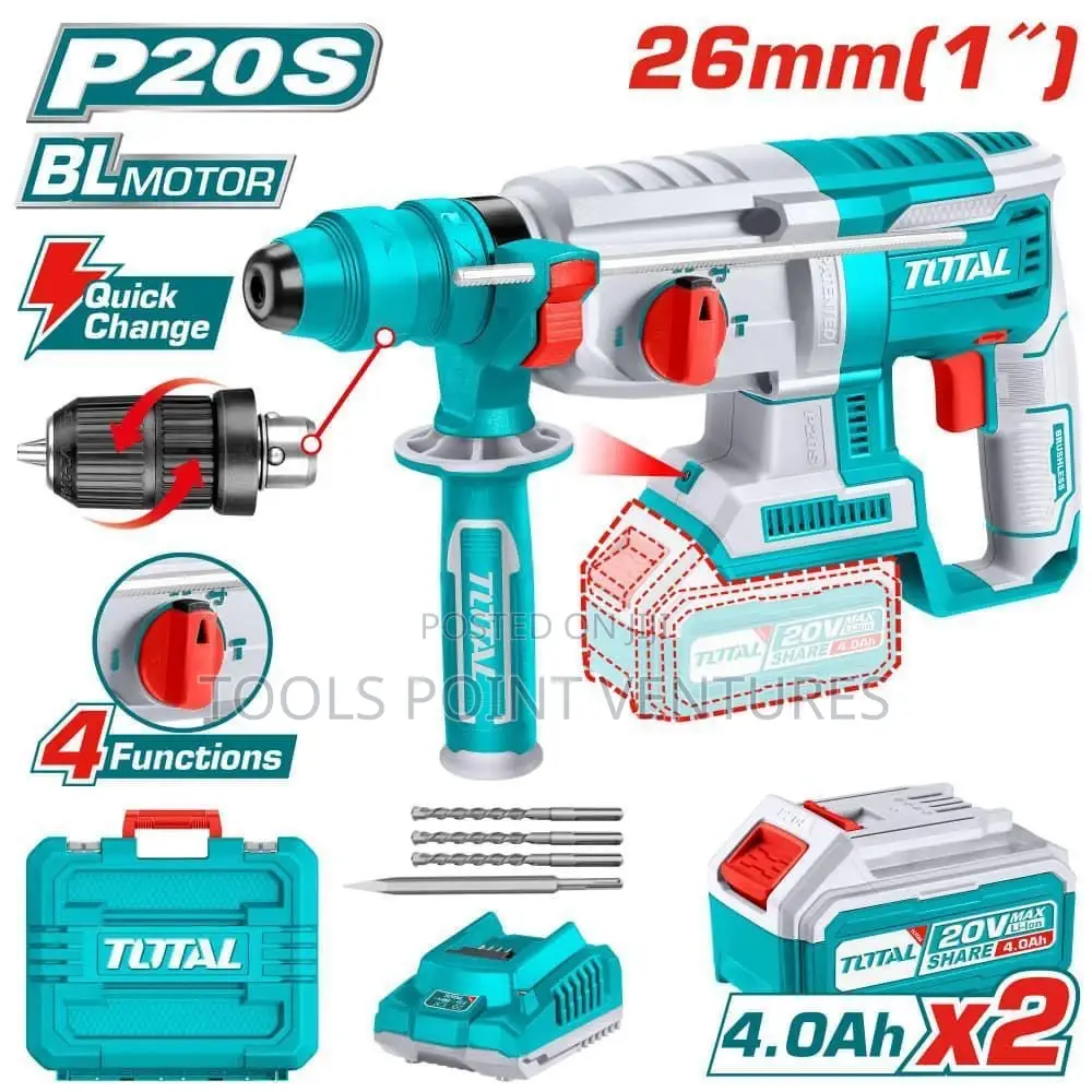 Total Li-Ion 20v Rotary Hammer