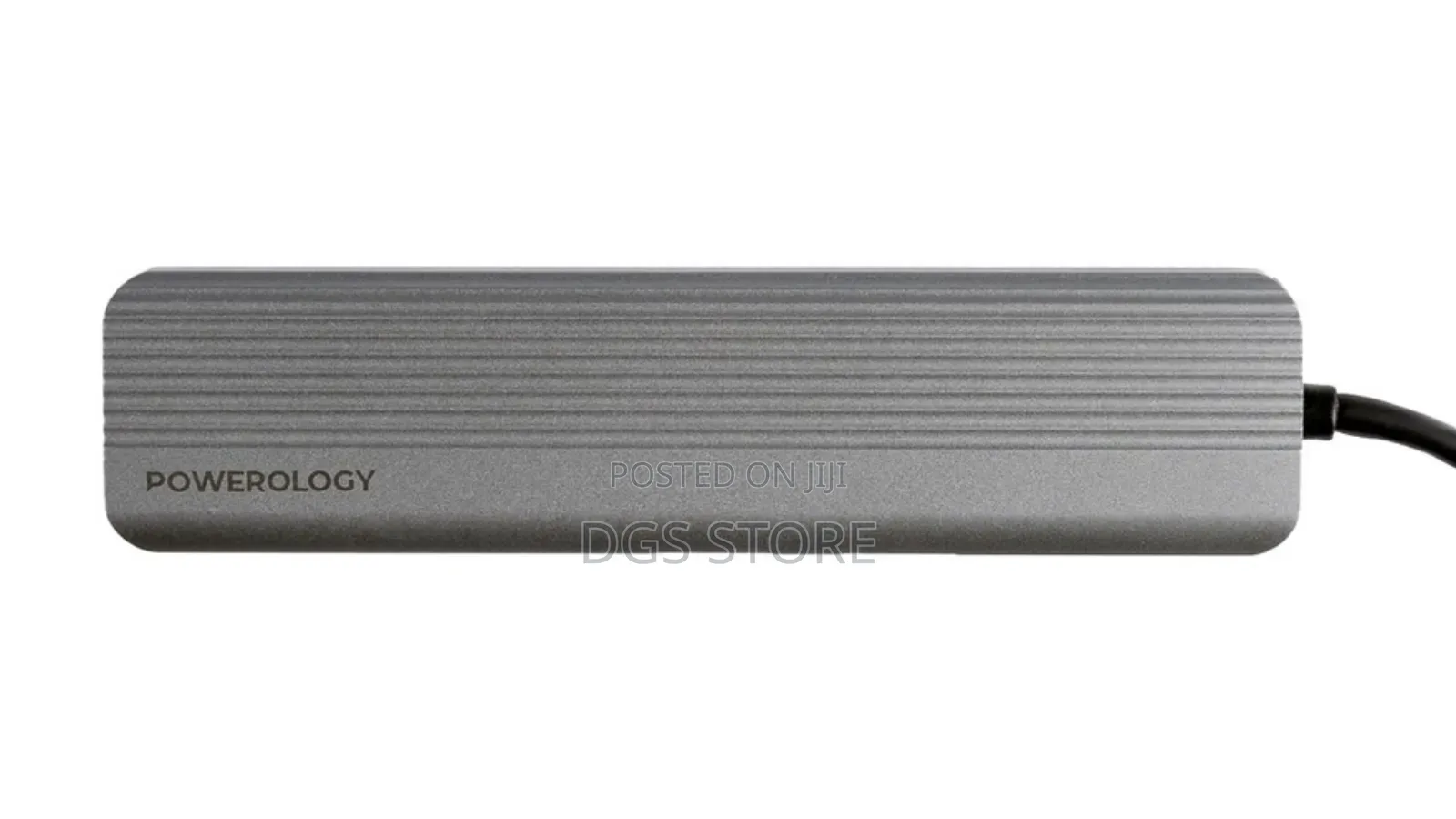 Powerology 6in1 Slim Fast Data Charge Usb C Hub With Hdmi