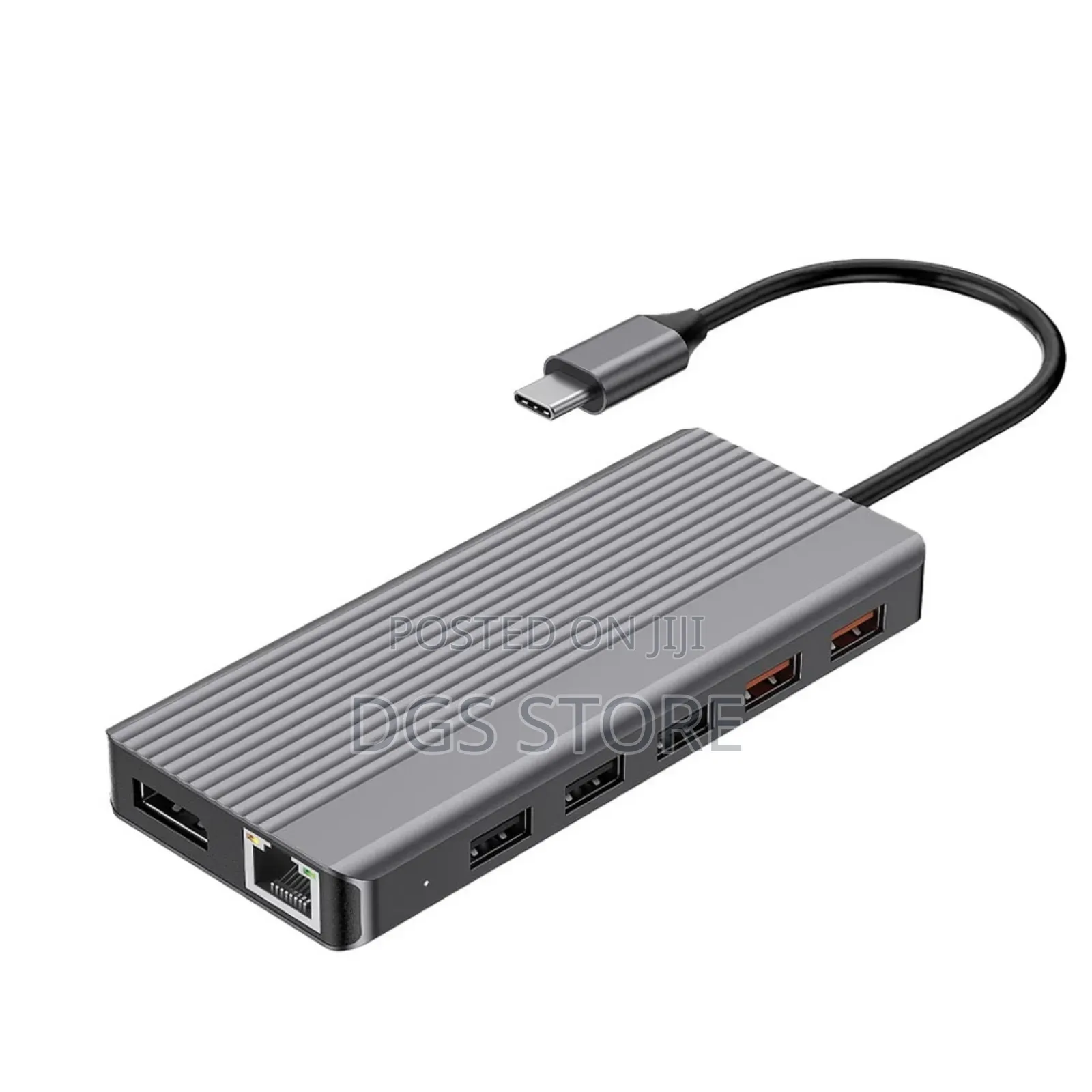 Powerology 12in1 Hdmi Displayport Usb C Hub Ethernet