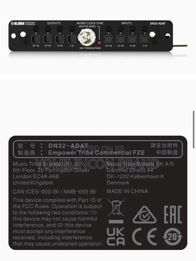 Klark Teknik Dn32-Adat Adat Expansion Module