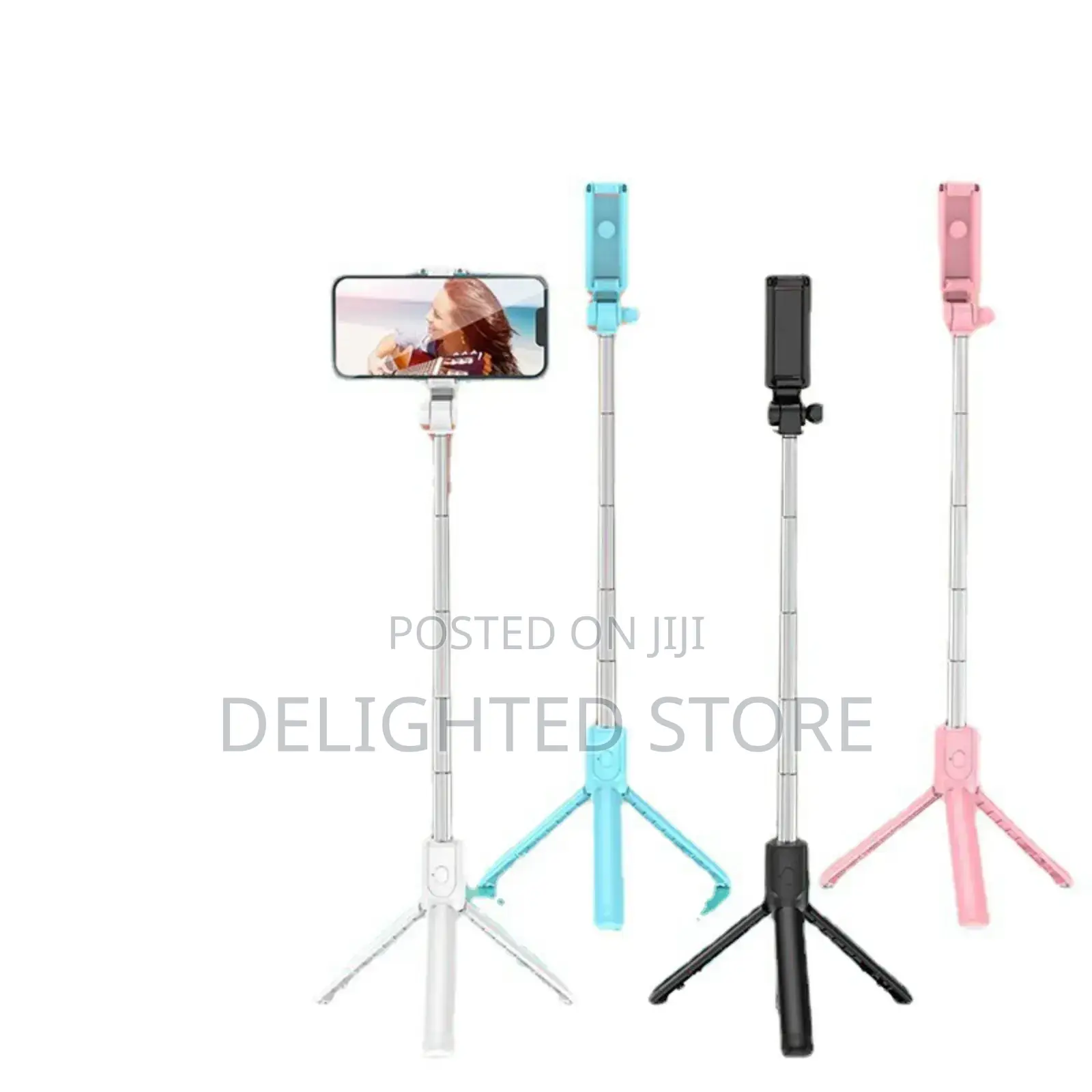 Wireless Bluetooth Live Broadcast Selfie Stick With Light