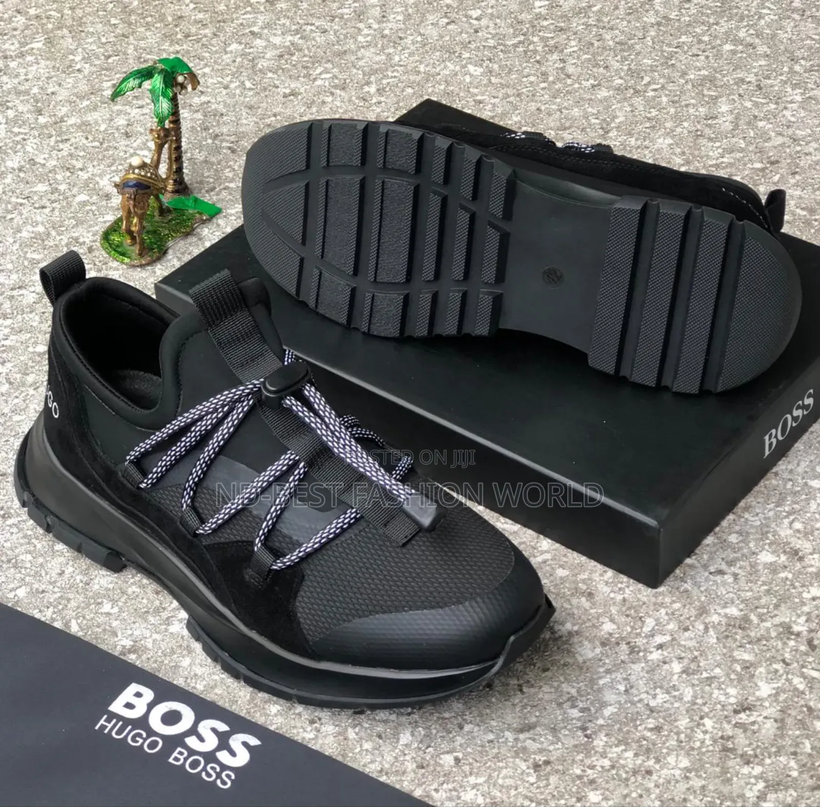 Black Quality Luxury Sneakers