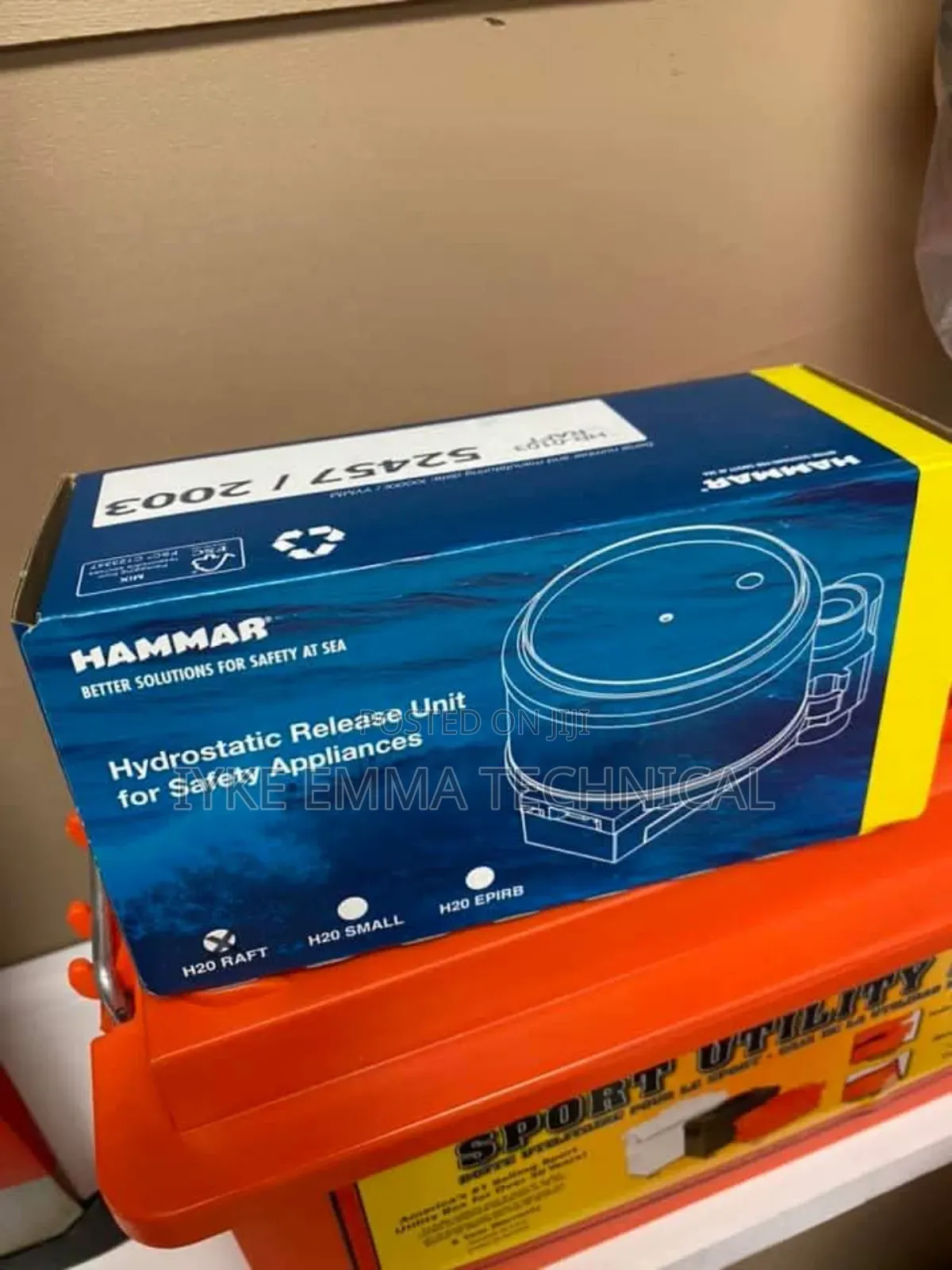 Hydrostatic Release for Liferaft Hammar