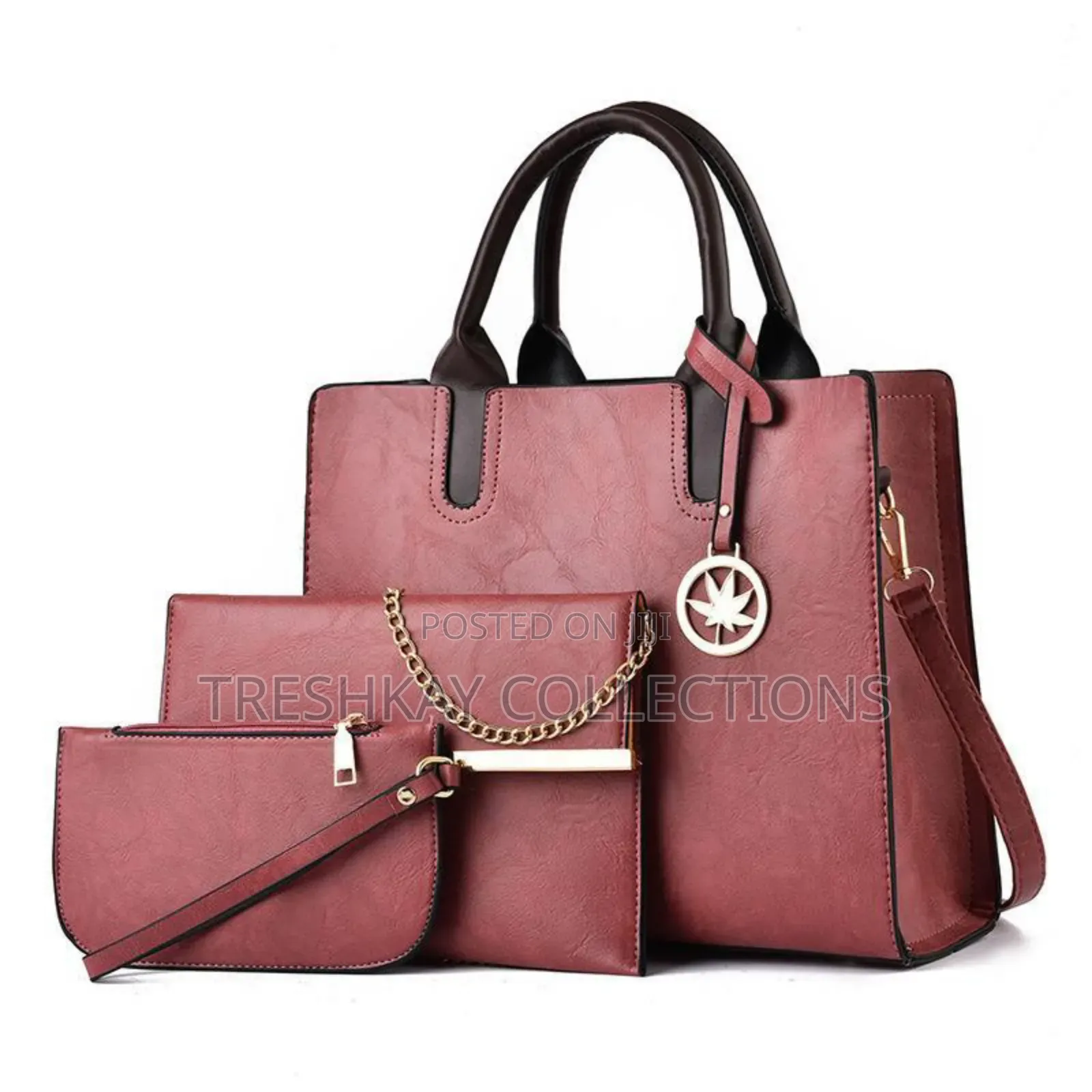 Luxury Et Quality 3in1 Pure Leather Bag
