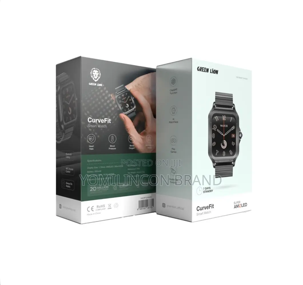 Green Lion Curvefit Smart Watch Super Amoled