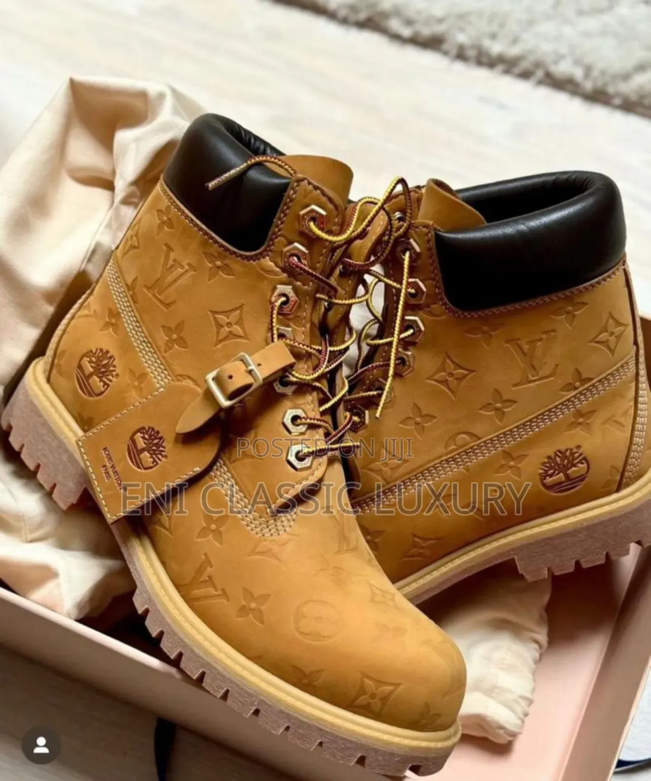 Original Luxury Leather Louis Vuitton Timberland Available