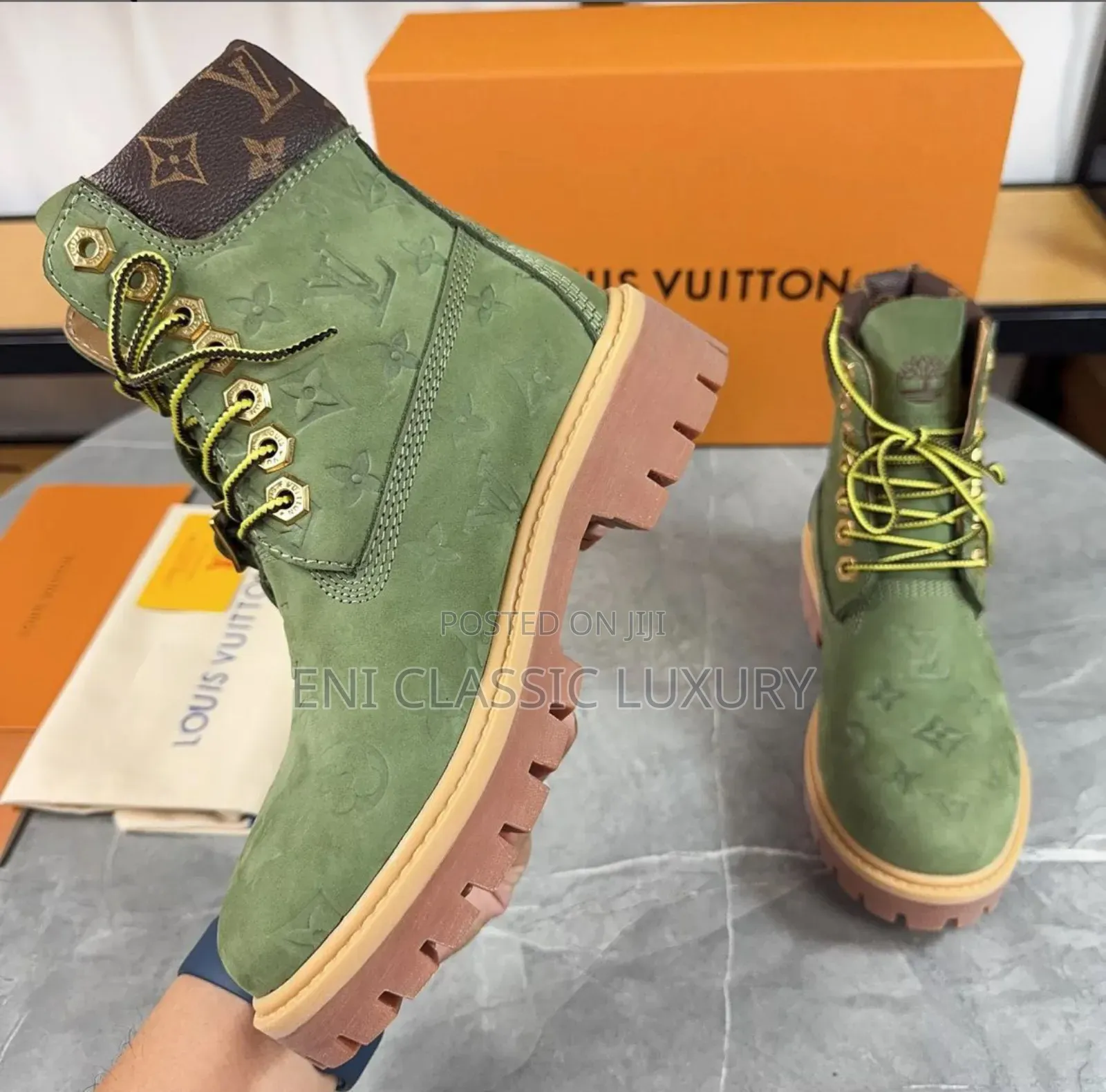 Original Luxury Leather Louis Vuitton Timberland Available