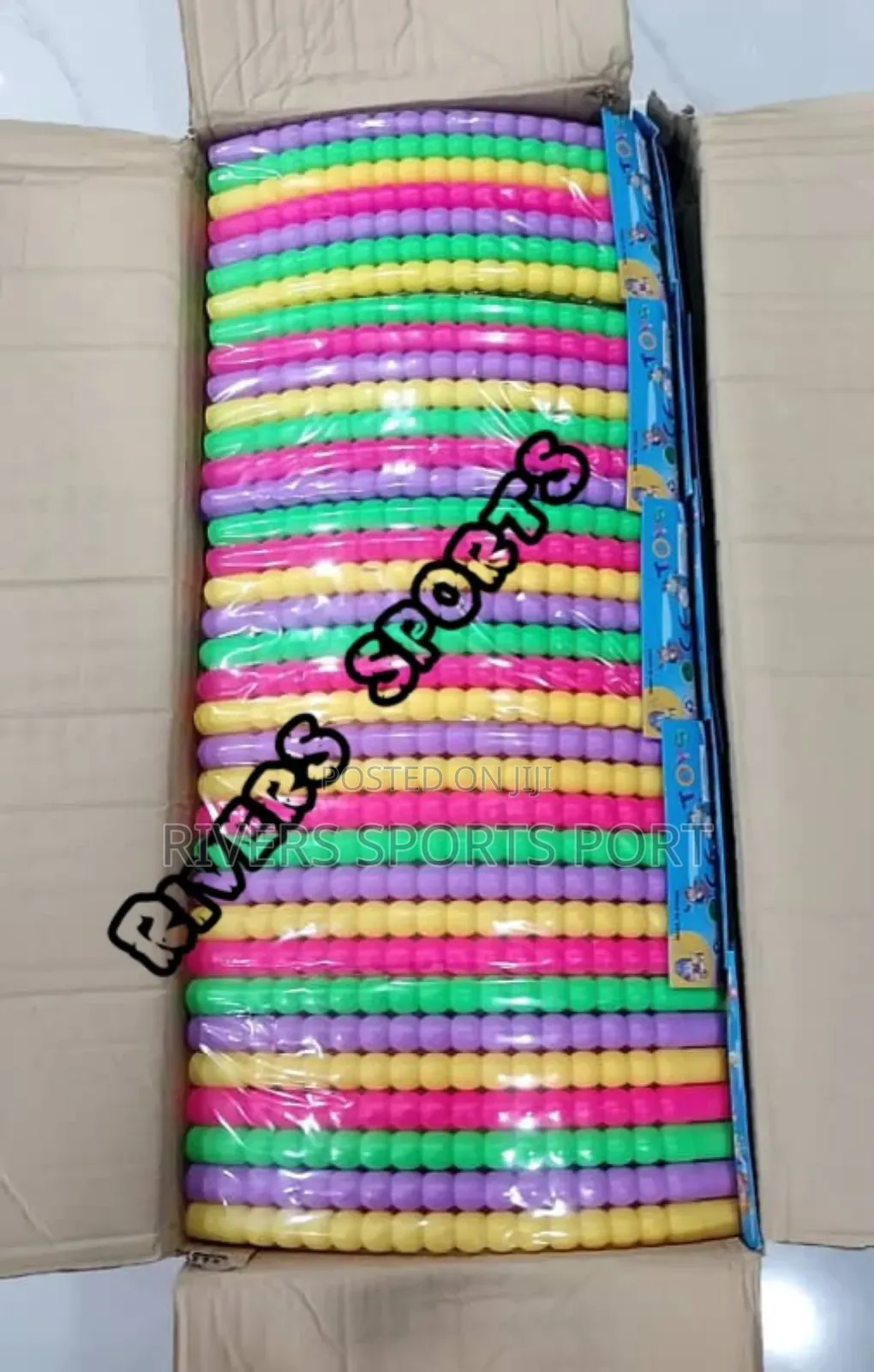 Multiple Coloured Hula Hoop Adjustable Ring for Kids Adult