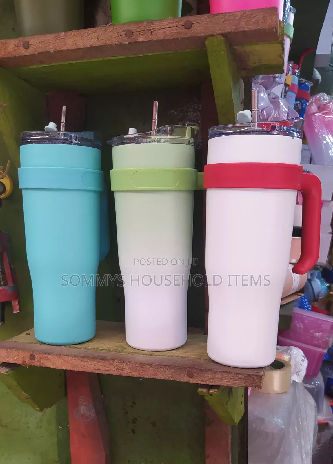 Vacuum Tumbler Cup With Straw