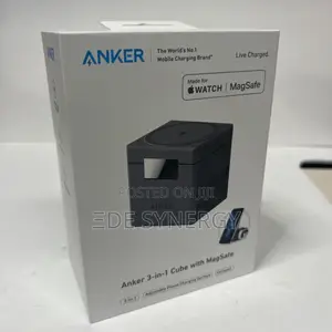 Anker 3 in 1 Cube With Magsafe, Gray