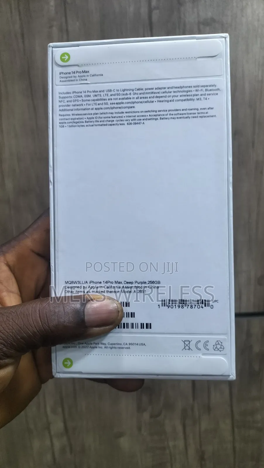 New Apple iPhone 14 Pro Max 256 GB Purple