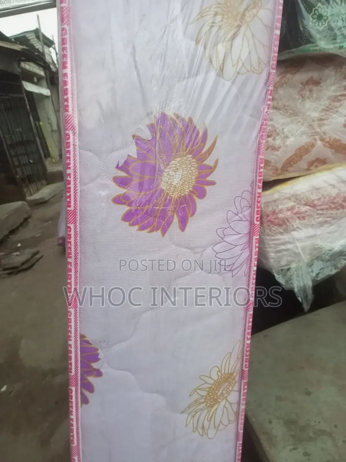 6 by 6 by 12 Inches King Size Semi Orthopedic Mattress