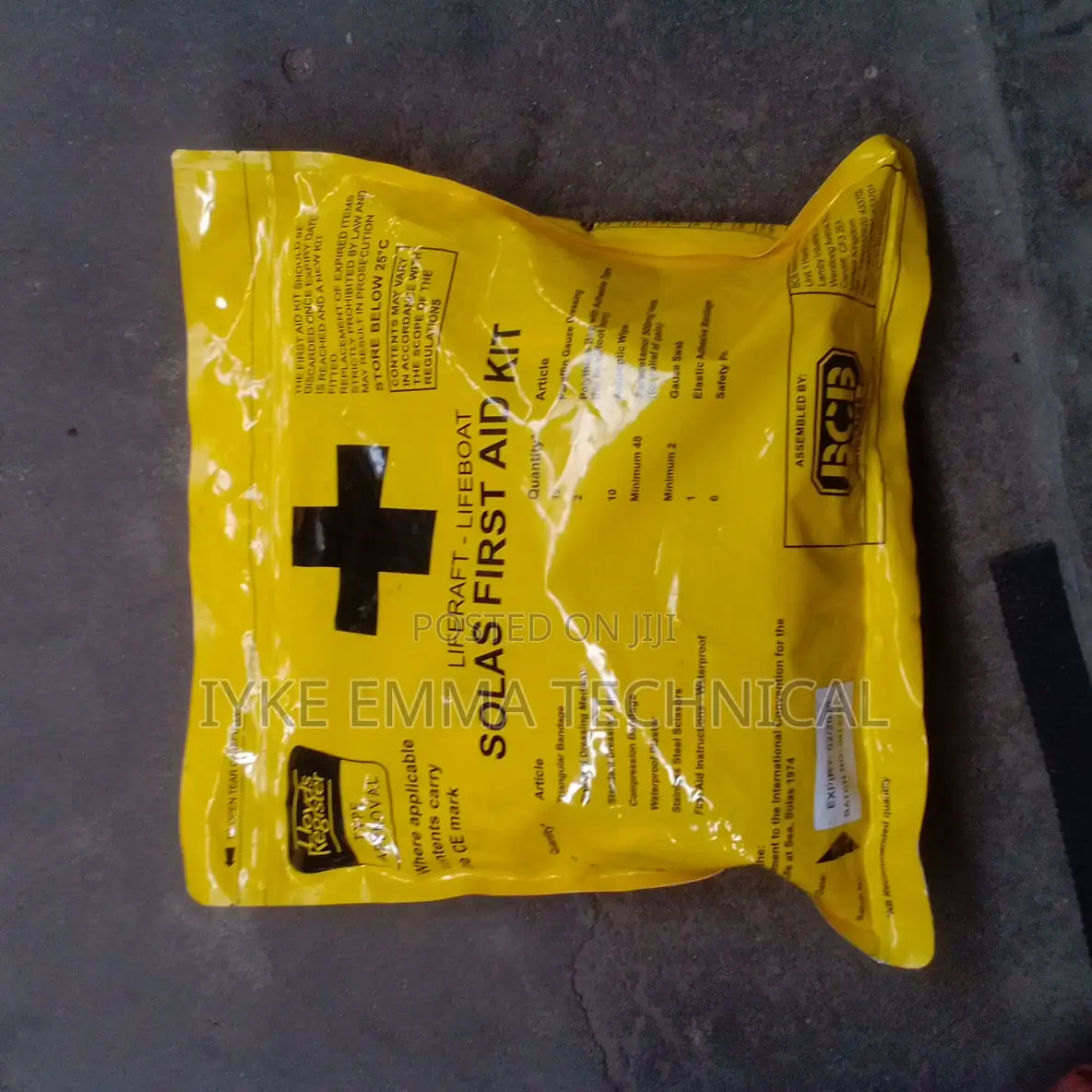 Liferaft / Lifeboat Solas First Aid Kit