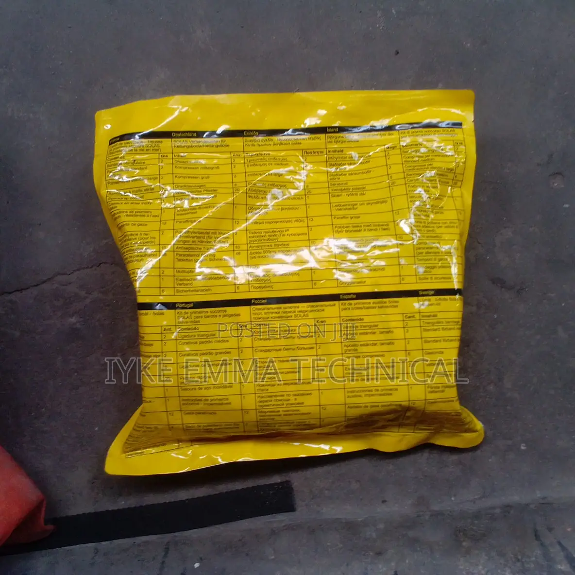 Liferaft / Lifeboat Solas First Aid Kit