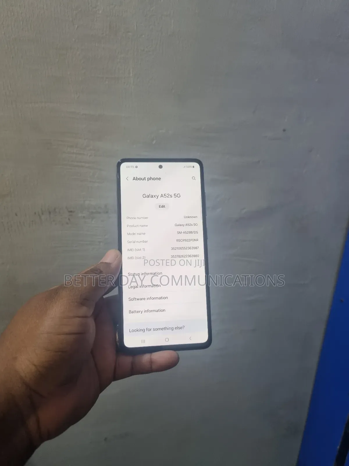 Samsung Galaxy A52s 5G 128 GB Blue