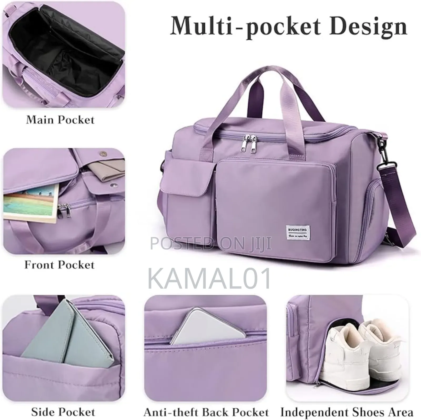 Travel Duffel Bag for Women and Men Sports Gym