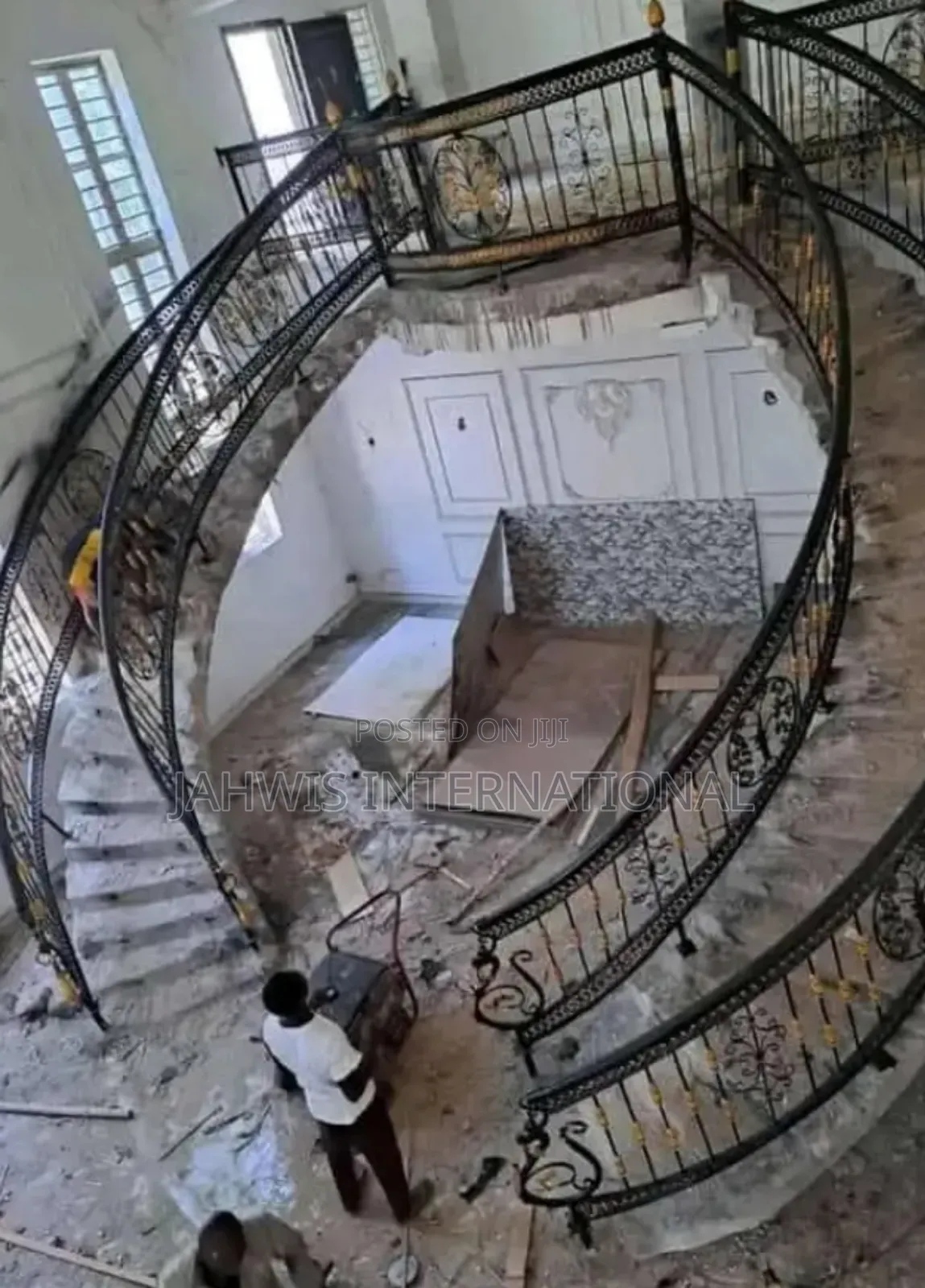 Luxurious Wrought Iron Handrail
