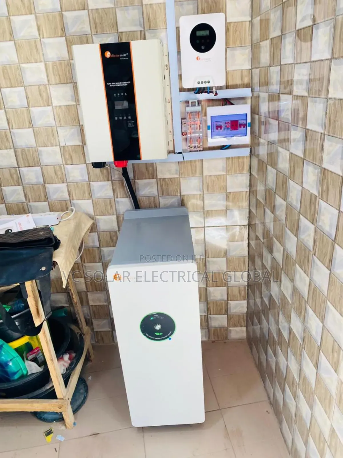 10kva Full Package Installation With 15kwh Lithium Battery