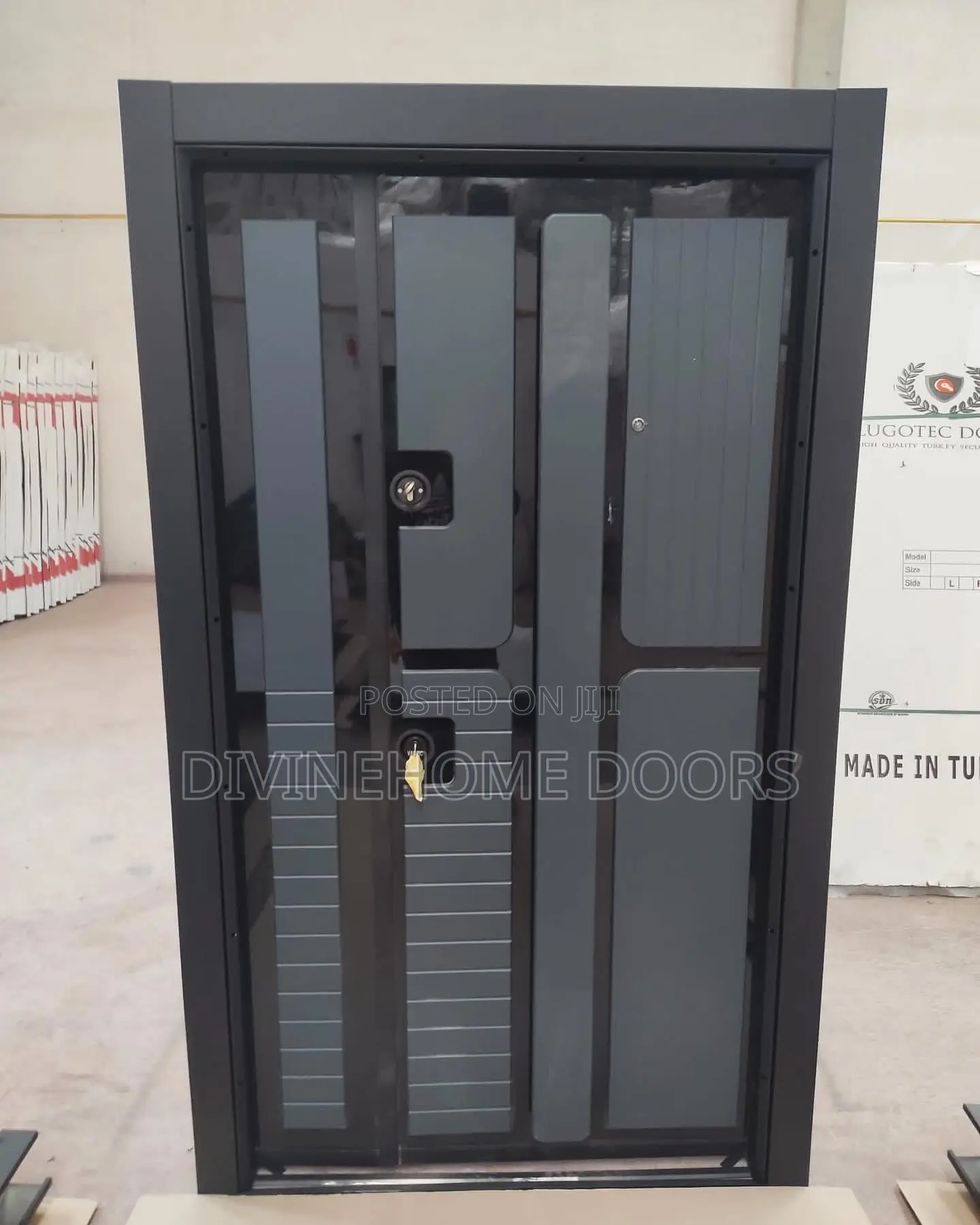 Unique Gray Design Turkish Door