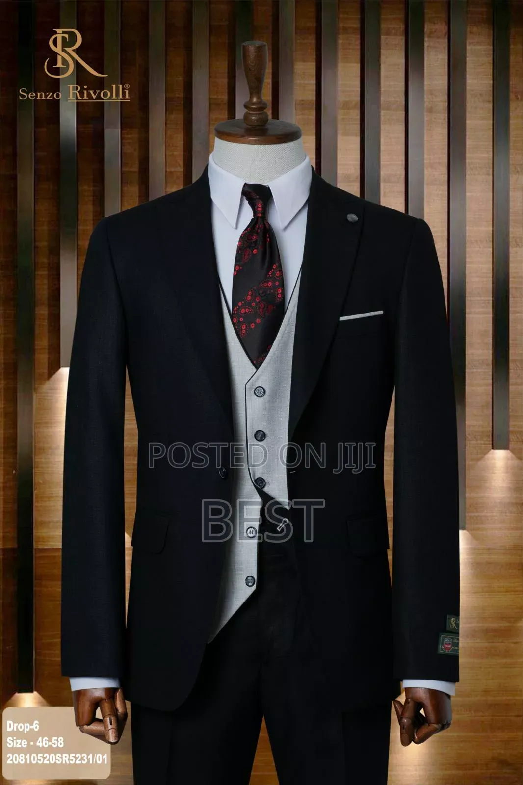 Luxury Trendy Turkish 3pis Suits for Men of Class