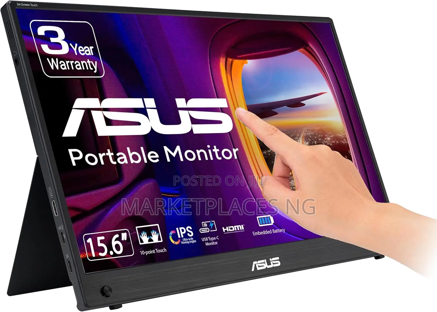 Asus Zenscreen Touch 16” Portable Usb-C Monitor – Full Hd