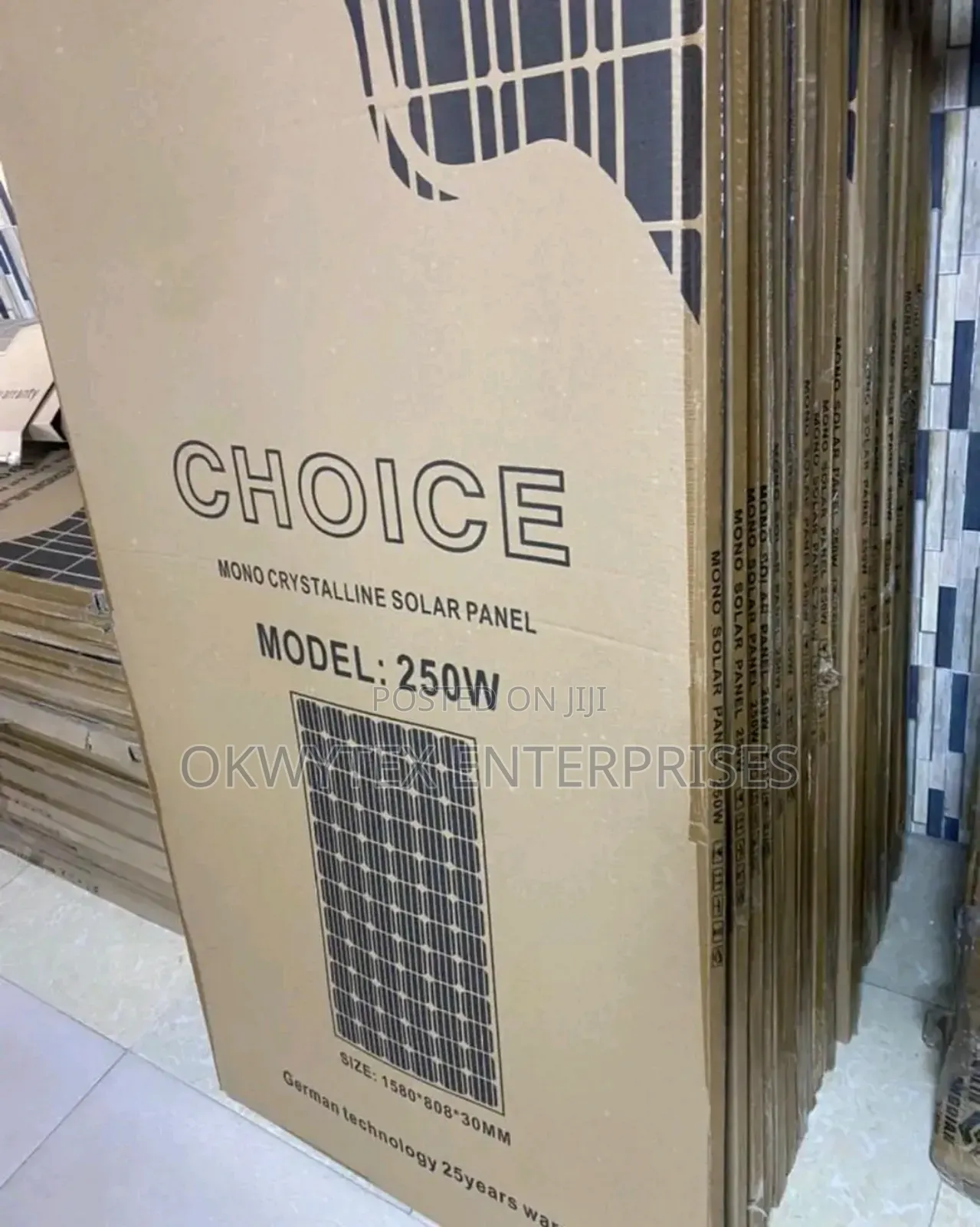 250watts Choice Module Mono Solar Panel