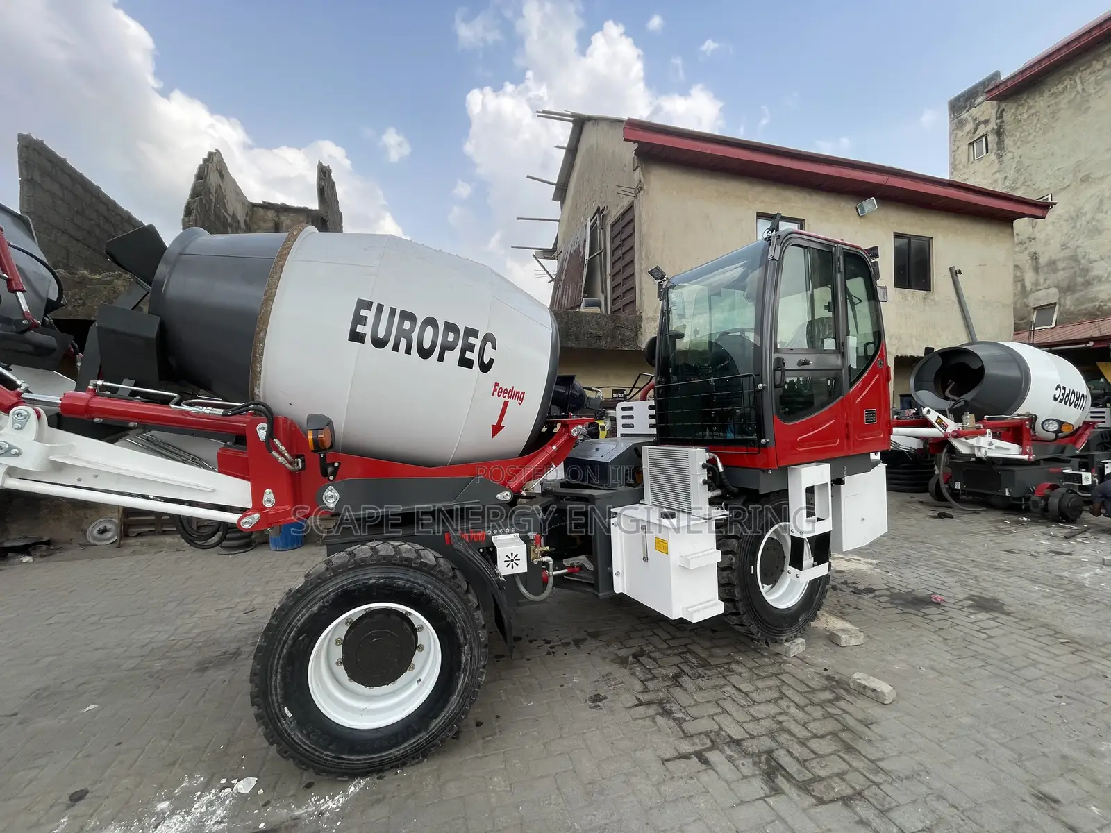 Mobile Self Load Concrete Mixer 3.5 Cubic