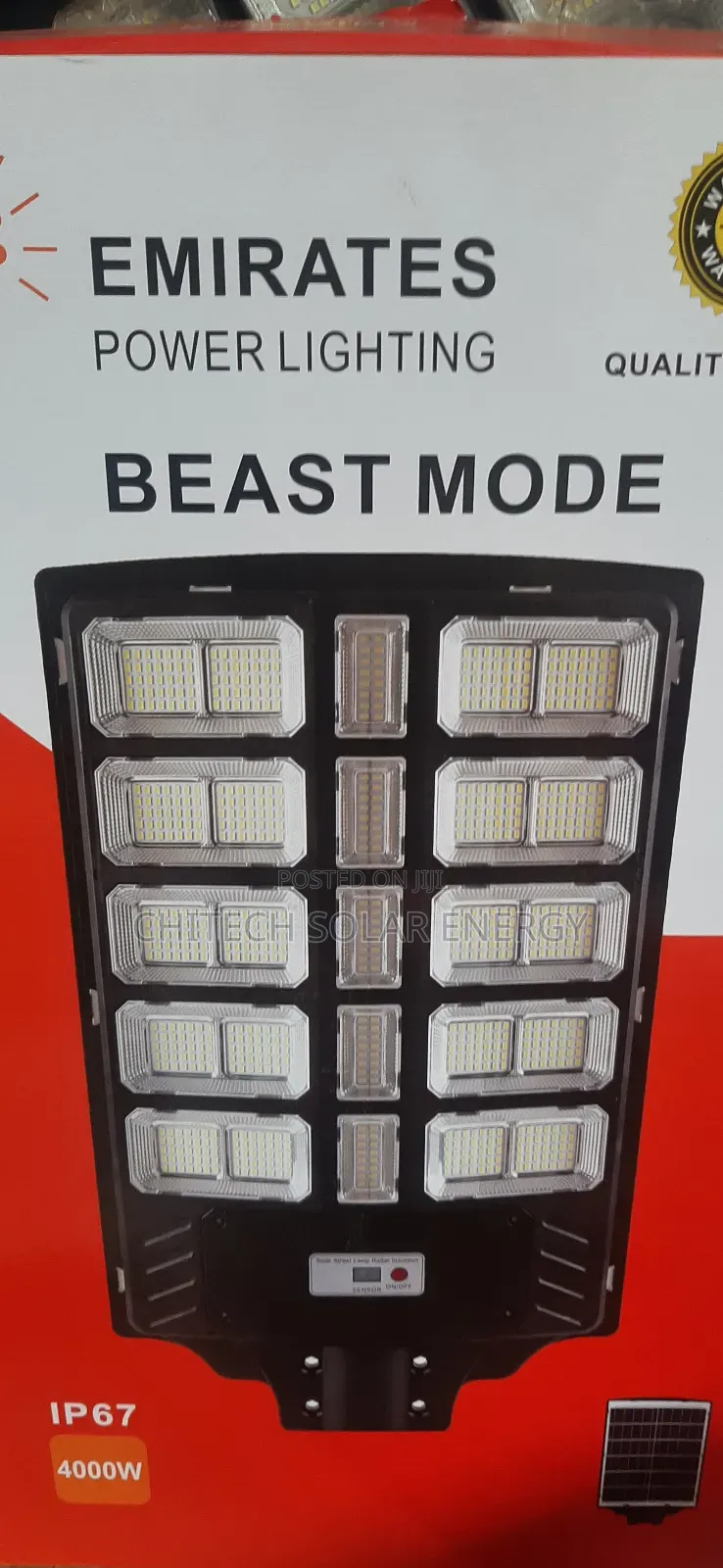 4000w Emirates Solar Street Light
