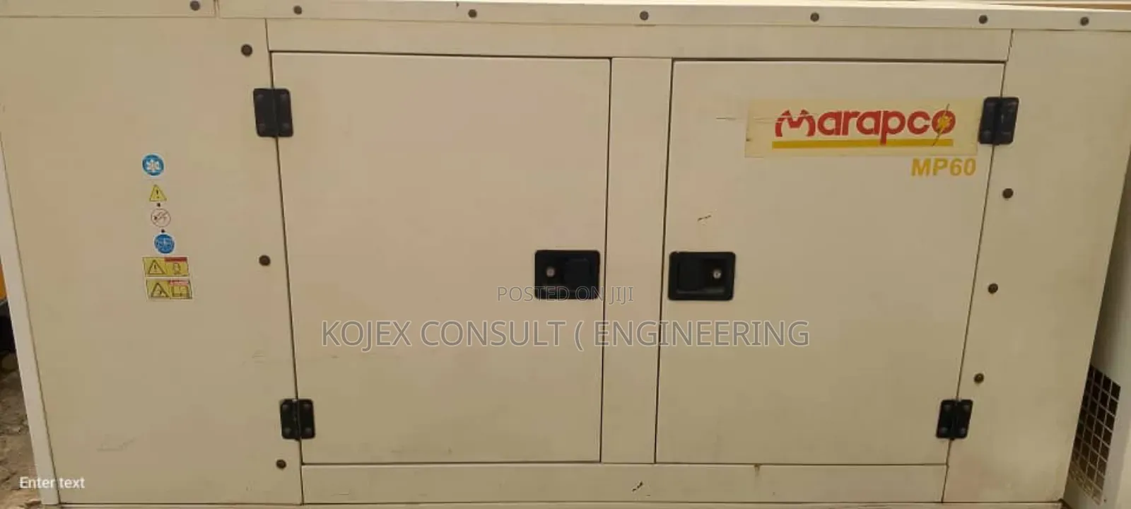 60kva Marapco Soundproof Generator