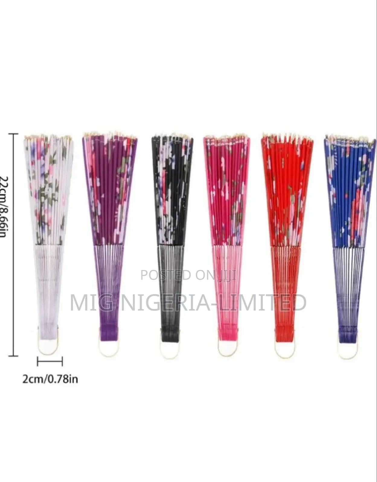 Party Fordable Design Flowers Hand Plastic Hand Fan