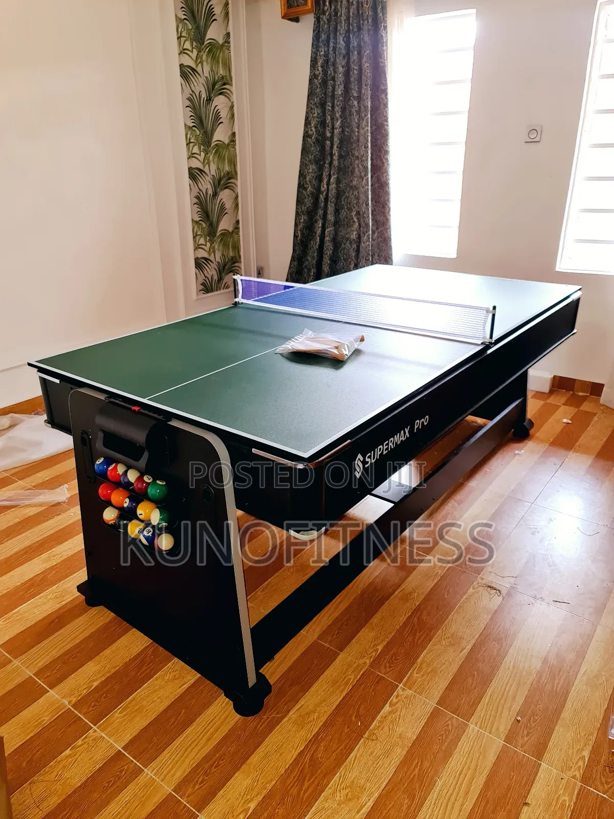 4-in-1 Revolver Pool Table– Multi-Game Convertible Design