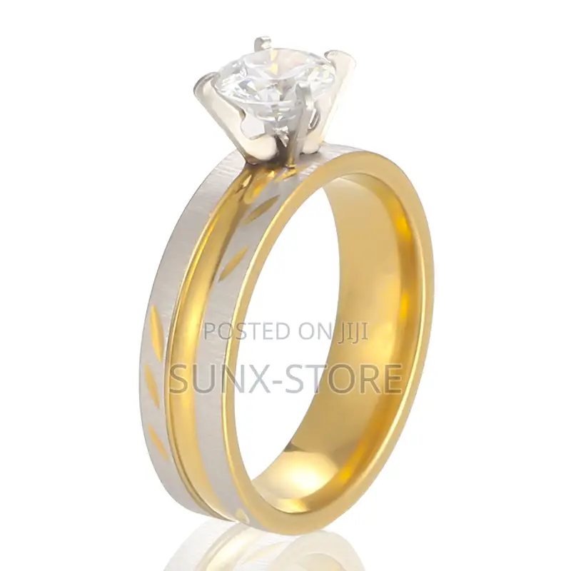 Gold Mixed With Silver Engagement Rings
